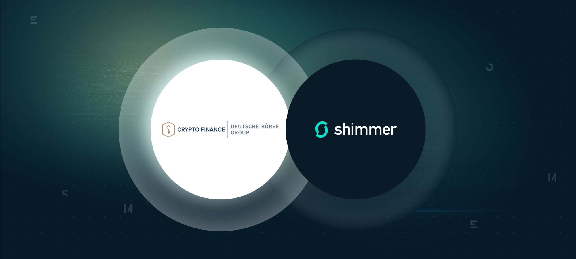 Crypto Finance Group x Shimmer